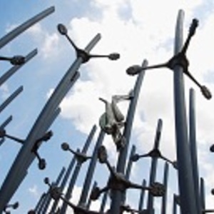 EILENBURGER BÜRGERHAUS Installation ” ... und im Gras die Grillen”
