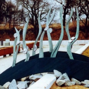 Belzig/Fläming, Kurpark der Steintherme Kunst im Kurpark "Findlinge"