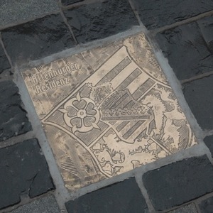 Altenburg, Marktplatz   "Zeitachse"